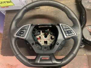 2019 Chevrolet Camaro Black Leather Steering wheel with paddle shift