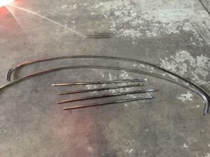 VF Holden Commodore sedan chrome door and roof trims