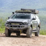 TJM Venturer Bull Bar Black Steel